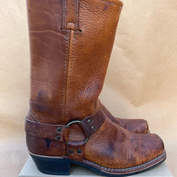 Frye Tan Heeled Boots - Picture 10 of 12